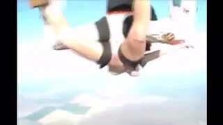 4. Naked Skydiving