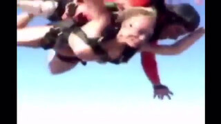 6. Naked Skydiving