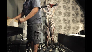 10. Body Painting Behind the Scenes
