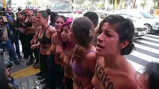 10. Topless Protesters