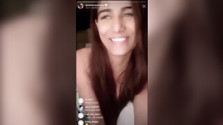 4. Poonam Pandey flashes her nipple on instagram live while naked in bed
