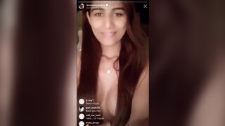 5. Poonam Pandey flashes her nipple on instagram live while naked in bed