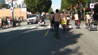8. Vancouver Naked Bike Ride 2012 - part 1 of 3