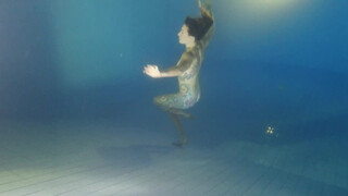 8. Julia, underwater fine nude art, evening shoot. Bali