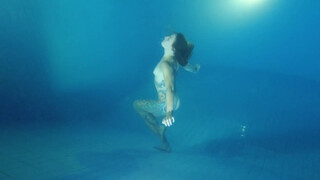 10. Julia, underwater fine nude art, evening shoot. Bali