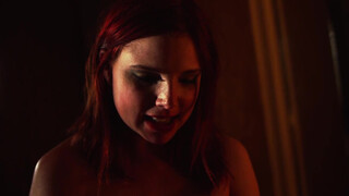 3. Big boobs redhead topless in short film