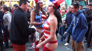 girls with body paint (nudity throughout most of the video)