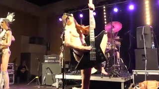 7. Topless Female Rock Band. Small Perky Tits