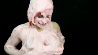 6. Busty Girl Gets Sexy Slimed @ 4:40