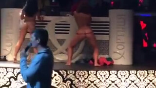 8. 2 Girls Strip Completely Naked On Stage