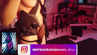 10. Phenix Blaze Ninja shoot Preview (NSFW) - BTS video from nude model photo shoot