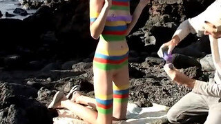 1. Body Painting. Painted bikini ( ban no titties spammer: u/sseymur )