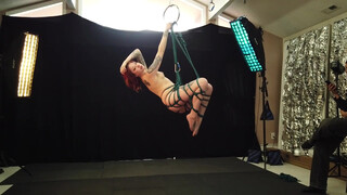 Layla - Suspension 2 (NSFW): Shibari Rope Suspension of a nude model