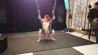 10. Layla - Suspension 3 (NSFW): Shibari Rope Suspension of a nude model