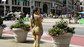 9. Asian Girl with Body Paint in New York