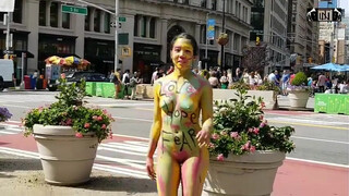 10. Asian Girl with Body Paint in New York