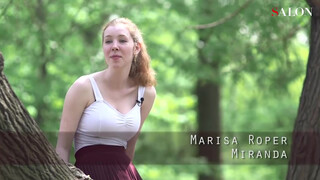 3. Marisa Roper performing Shakespeare at 19