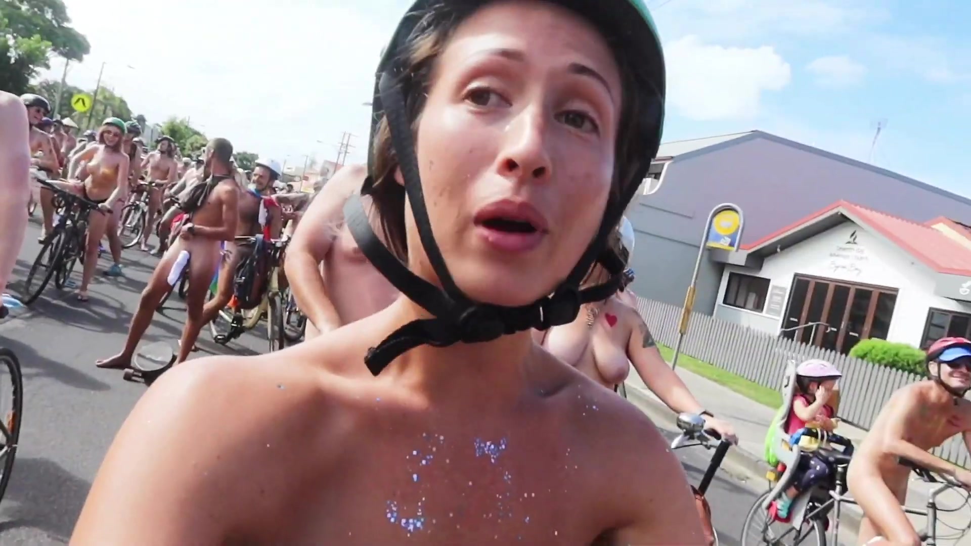 A few full frontals at WNBR (Fanella Fox @ 2:33) | Nude Video on YouTube | nudeleted.com