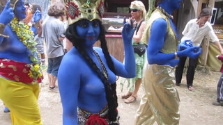 3. What is this? Topless smurfs?