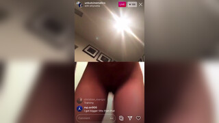 10. skinny girl Gets Naked and fingers On Insta Live
