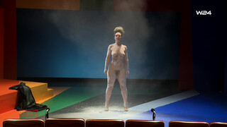 10. Nude performance artist