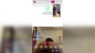 4. Girl Gets Naked On BandMan Kevo IG Live