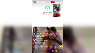 9. Girl Gets Naked On BandMan Kevo IG Live