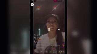 7. K. Michelle flashes her TITS on IG LIVE! 3-27-20