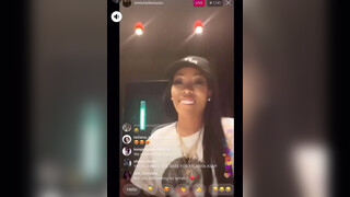 8. K. Michelle flashes her TITS on IG LIVE! 3-27-20