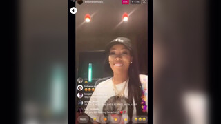 9. K. Michelle flashes her TITS on IG LIVE! 3-27-20
