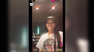 10. K. Michelle flashes her TITS on IG LIVE! 3-27-20