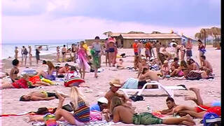 7. Full frontal nudity on a Crimean beach : Казантип 2004 Пляж