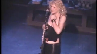 9. This is NOT the video we are accustomed to of Courtney Love flashing her boobs : Hole @ The Boston Orpheum Theatre