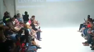 5. Model Exposes Boob in NYC Fashion Show