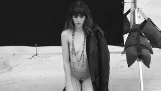 7. Nude on a rooftop : Lou Doillon for Givenchy