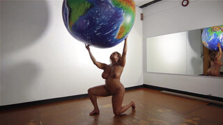 ARTEMIS Naked Art Documentary[ Holding up the world naked]