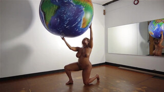 6. ARTEMIS Naked Art Documentary[ Holding up the world naked]