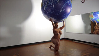2. ARTEMIS Naked Art Documentary[ Holding up the world naked]