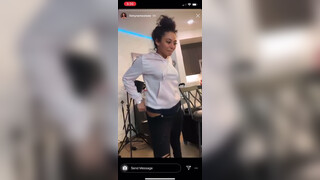 5. Tee Has A NipSlip On Her Ig Story ???? - Quick flash at 0:18