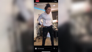 Tee Has A NipSlip On Her Ig Story ???? - Quick flash at 0:18
