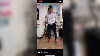6. Tee Has A NipSlip On Her Ig Story ???? - Quick flash at 0:18