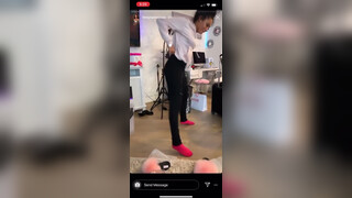 7. Tee Has A NipSlip On Her Ig Story ???? - Quick flash at 0:18