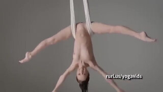 4. Spread eagle shaved pussy (watch it while you can) : NUDE YOGA PROFESSIONAL PERFORMANCE