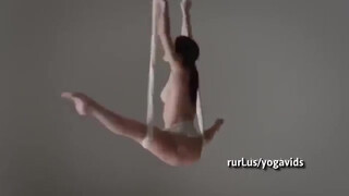 10. Spread eagle shaved pussy (watch it while you can) : NUDE YOGA PROFESSIONAL PERFORMANCE