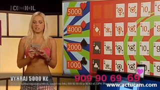 3. Czech TV Show's Hostess Disrobes @ :46