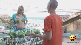 Naked And Funny - Big Melons