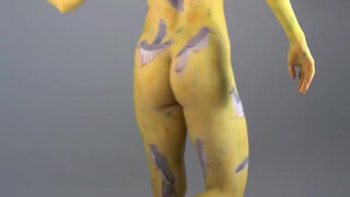 Painted Nudes Dance and Pose