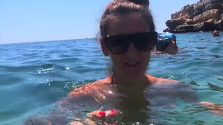 4. playa Nudista Cala Raco del Conill (topless underwater)
