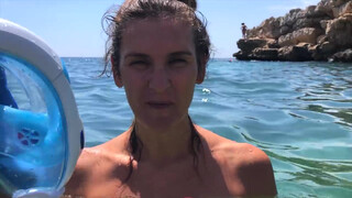 8. playa Nudista Cala Raco del Conill (topless underwater)
