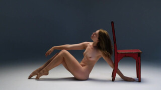 1. Red Chair posing
